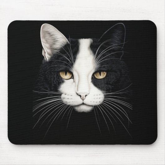 Tapis De Souris Face de chat mignonne (Devant)