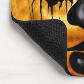 Tapis De Souris Face Déplaisante Halloween (Coin)