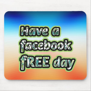 Tapis De Souris Facebook Free Day Mouse Pad