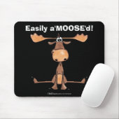 Tapis De Souris Facilement A'Moose"d (Avec souris)