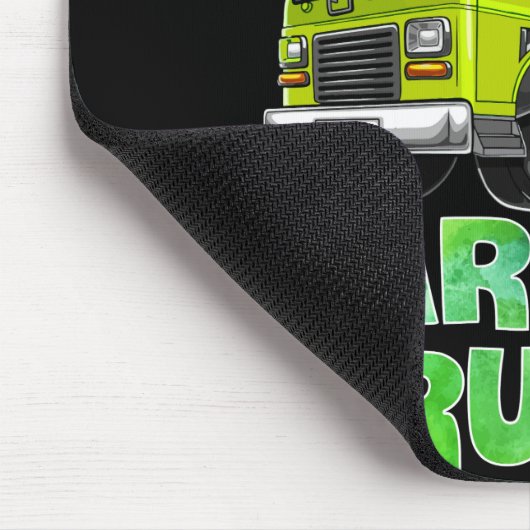 Tapis De Souris Facilement Distrait Par Garbage Trucks Drôle Cadea (Coin)