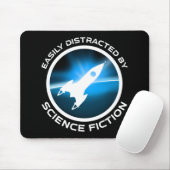 Tapis De Souris Facilement Distrait Par La Science-Fiction (Avec souris)