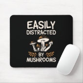 Tapis De Souris Facilement Distrait Par Les Champignons (Avec souris)