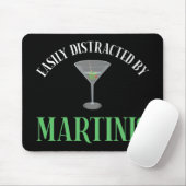 Tapis De Souris Facilement Distrait Par Les Martinis (Avec souris)