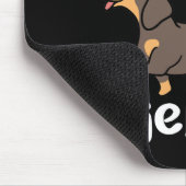 Tapis De Souris Facilement distrait par Wieners Dachshund Chien dr (Coin)
