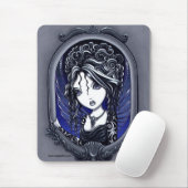 Tapis De Souris Faery élégant foncé de tatouage d'Athéna (Avec souris)