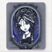 Tapis De Souris Faery élégant foncé de tatouage d'Athéna (Devant)