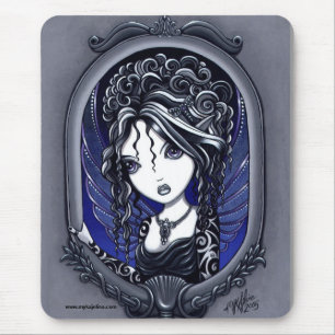 Tapis De Souris Faery élégant foncé de tatouage d'Athéna