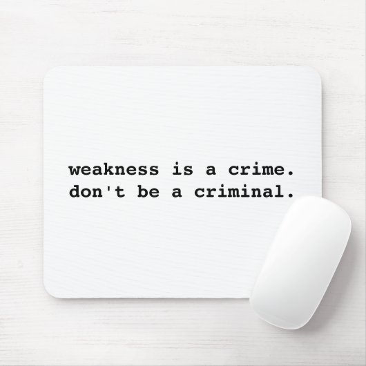 Tapis De Souris Faiblesse Mousepad (Avec souris)