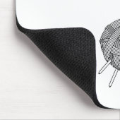 Tapis De Souris Faire des gants pas la guerre (Coin)