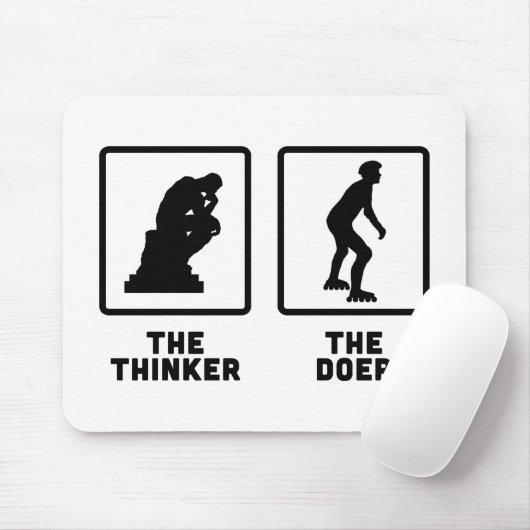 Tapis De Souris Faire du roller (Avec souris)