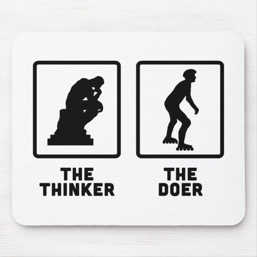 Tapis De Souris Faire du roller (Devant)