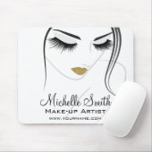 Tapis De Souris Faire face à de longs cils Lash Extensions (Avec souris)