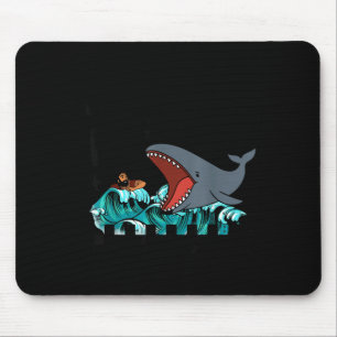 Tapis De Souris Faire la volonté de dieu homme baleine chrétien