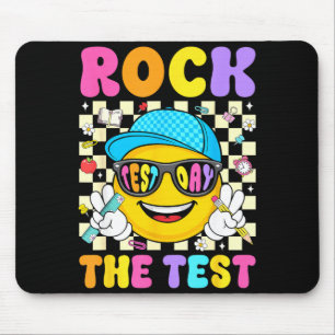 Tapis De Souris Faire passer le test sourire visage lunettes de so