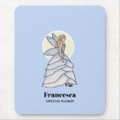 Tapis De Souris Fairy Princess Petals Illustration de mode (Devant)