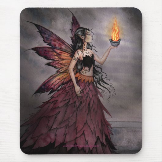 Tapis de souris Fairy with Fire par Molly Harrison (Devant)
