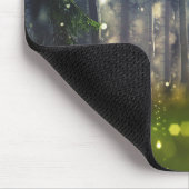 Tapis De Souris Fairytale Forest Tree Nature Paysage Art (Coin)