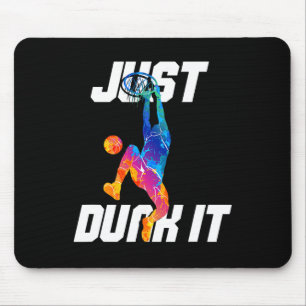 Tapis De Souris Fais-Le ! Joueur de basket-ball Slam Dunk