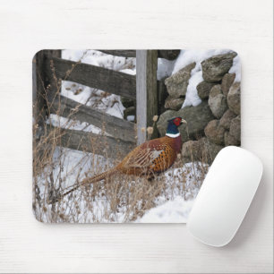Tapis De Souris Faisan dans la neige