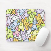 Tapis De Souris faisceaux de couleurs (Avec souris)