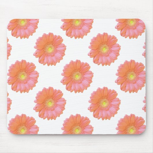 Tapis De Souris Faisée de gerbera orange (Devant)