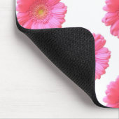 Tapis De Souris Faisée de gerbera rose (Coin)