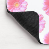 Tapis De Souris Faisée de gerbera rose pâle (Coin)