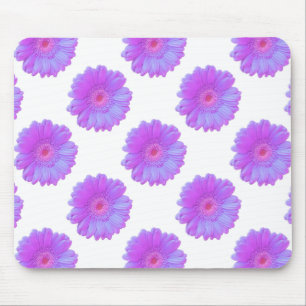 Tapis De Souris Faisée de gerbera violette