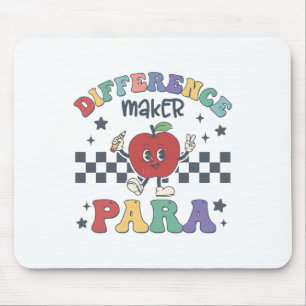 Tapis De Souris Faiseur de différence Para Enseignant Paraprofessi