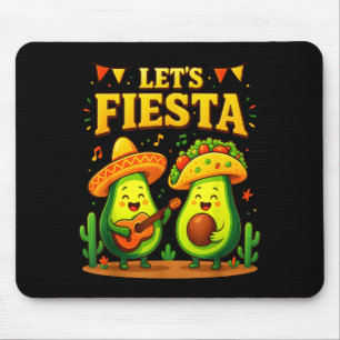 Tapis De Souris Faisons la fête mexicaine cinq de mayo tacos d'avo