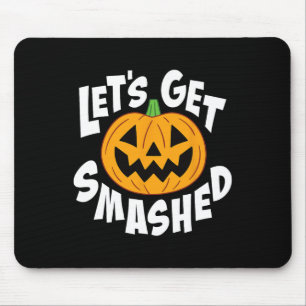 Tapis De Souris Faisons-nous fondre drôle Halloween Citrouille Smi