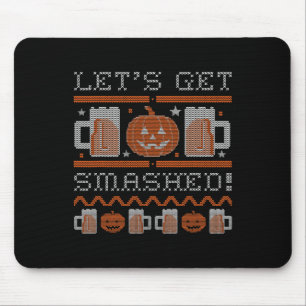 Tapis De Souris Faisons tomber le costume d'Halloween