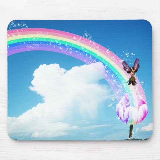 Tapis De Souris Faisons un arc en ciel (Devant)