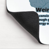 Tapis De Souris Fait étrange - Pic atomique (Coin)