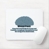 Tapis De Souris Fait étrange - Pic atomique (Avec souris)