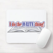 Tapis De Souris Faites la chose Mousepad d'inscription (Avec souris)