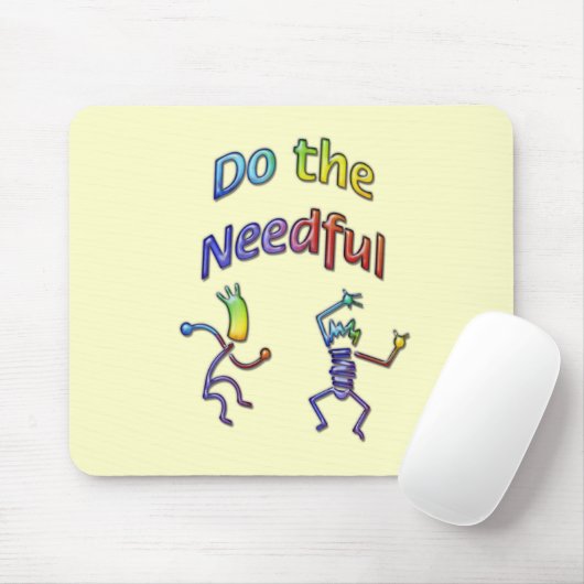 Tapis De Souris Faites le #3 nécessaire (Avec souris)