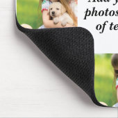 Tapis De Souris Faites votre propre collage photo et texte (Coin)
