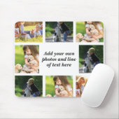 Tapis De Souris Faites votre propre collage photo et texte (Avec souris)