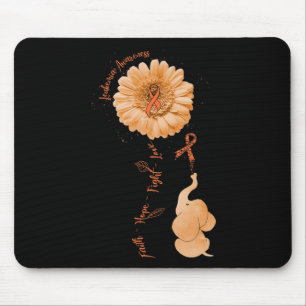 Tapis De Souris Faith Hope combattre l'amour Eléphant Leucémie de 
