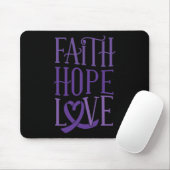 Tapis De Souris Faith Hope Love - Fibromyalgie Sensibilisation P (Avec souris)