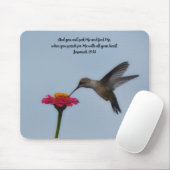 Tapis De Souris Faith Hummingbird Bible Verse Jeremiah Mouse Pad (Avec souris)