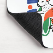 Tapis De Souris Faith Shepherd Lamb Peaceful Divine Sritual Design (Coin)