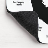 Tapis De Souris Faits de barbe (noir) (Coin)