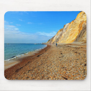 Tapis De Souris Falaises et plage à Alum Bay
