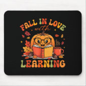 Tapis De Souris Fall In Love With Learning Autum Thanksgiving Teac (Devant)