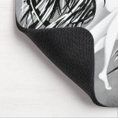 Tapis De Souris Fallen Angel Gris Monochrome (Coin)