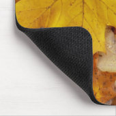 Tapis De Souris Fallen Maple Feuille Jaune Automne Nature (Coin)