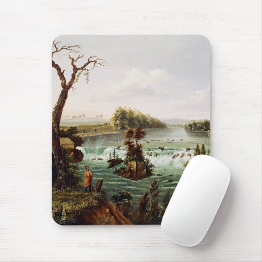 Tapis De Souris Falls of Saint Anthony by Henry Lewis (Avec souris)